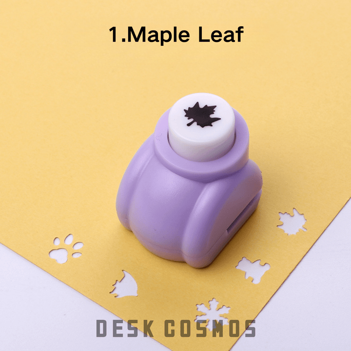 DIY Mini Embossing Puncher Maple Leaf Design Flower Punch