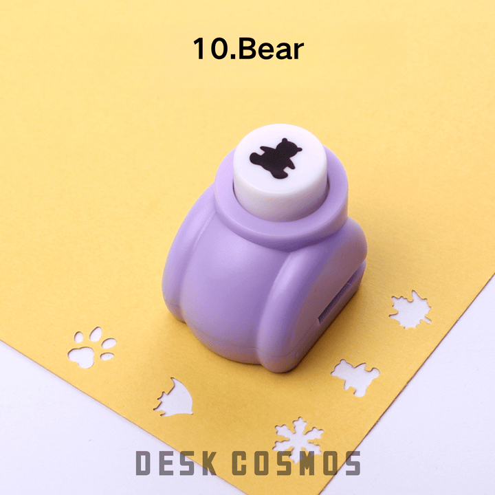 DIY Mini Embossing Puncher Bear Design Animal Punch