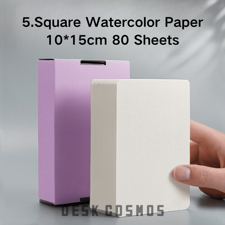 DIY Watercolor Art Paper Blank Postcards and Bookmark Cards for Journaling