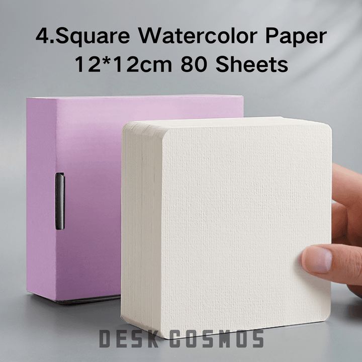 DIY Watercolor Art Paper Blank Postcards and Bookmark Cards Creative Craft Paper