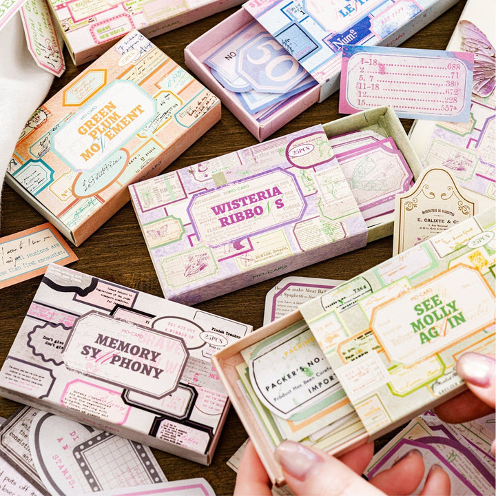 Good Dream Markers Matchbox Sticky Notes Vintage Look