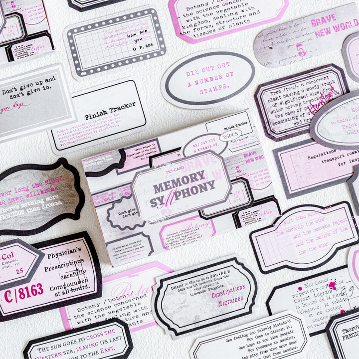 Good Dream Markers Retro Text Journal Stickers
