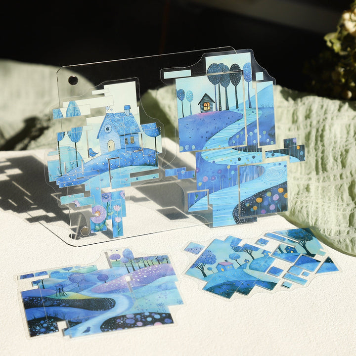Dreams Fragmented Shadows Artistic Stickers Fit For Art Projects