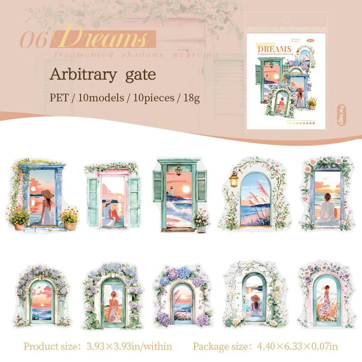 Dreams Fragmented Shadows Stickers Collectible Set