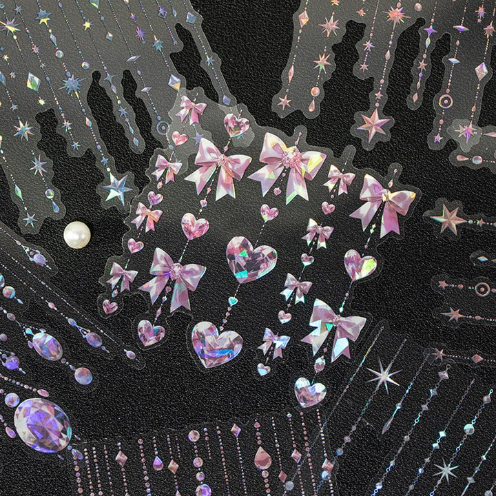 Starlight Curtain iridescent sticker suitable for aesthetic planning