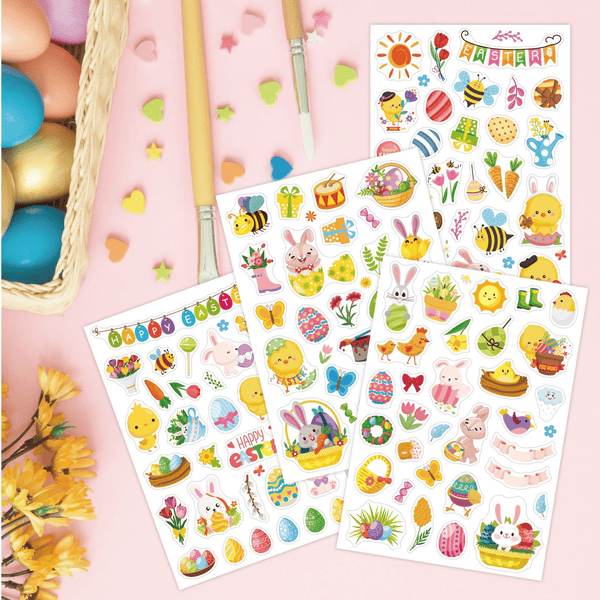 Easter Party Sweet Stickers For Scrapbooking Cute Spring Decorations Ideal for DIY