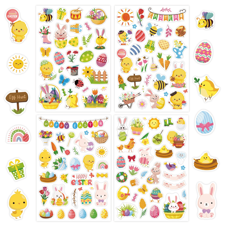 Easter Party Sweet Stickers For Scrapbooking Easter Bunny Stickers for Journaling