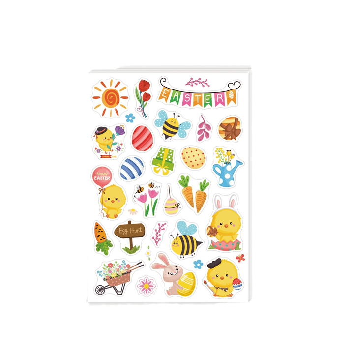 Easter Party Sweet Stickers For Scrapbooking Cute Bunny Stickers for Scrapbook Projects