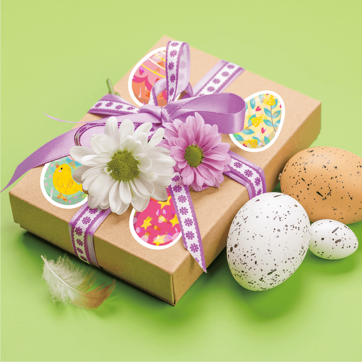 Easter Stickers PVC Egg Bunny Holographic For Planner