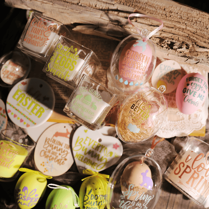Easter Transfer Stickers DIY Text Stickers