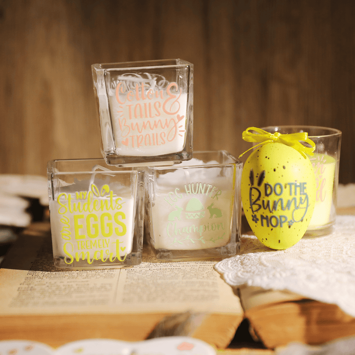 Easter Transfer Sticker Waterproof Easter Words Stickers