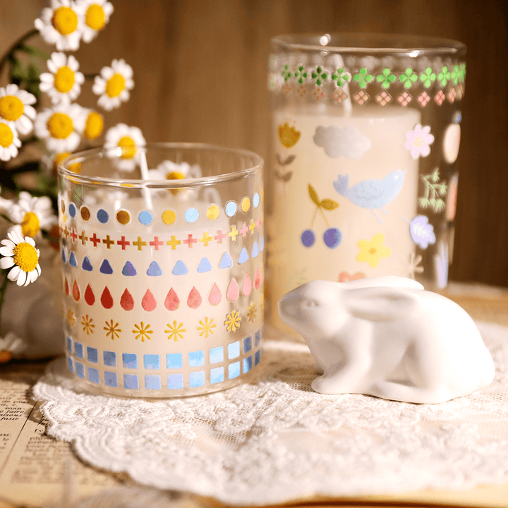 Easter Transfer Stickers Macaron Spring Floral Sticker Design