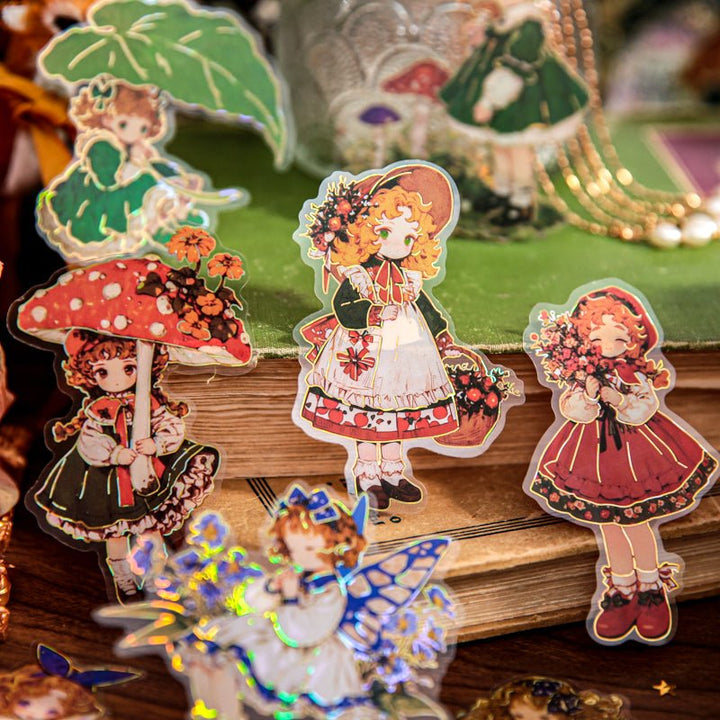 Fairy Tale Theater Series Decorative Girls for Scrapbooking