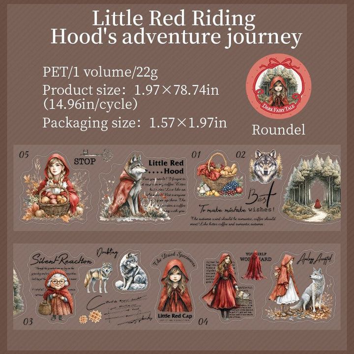 Dark Fairy Tale Fairy Tale Tape for DIY Paper Art