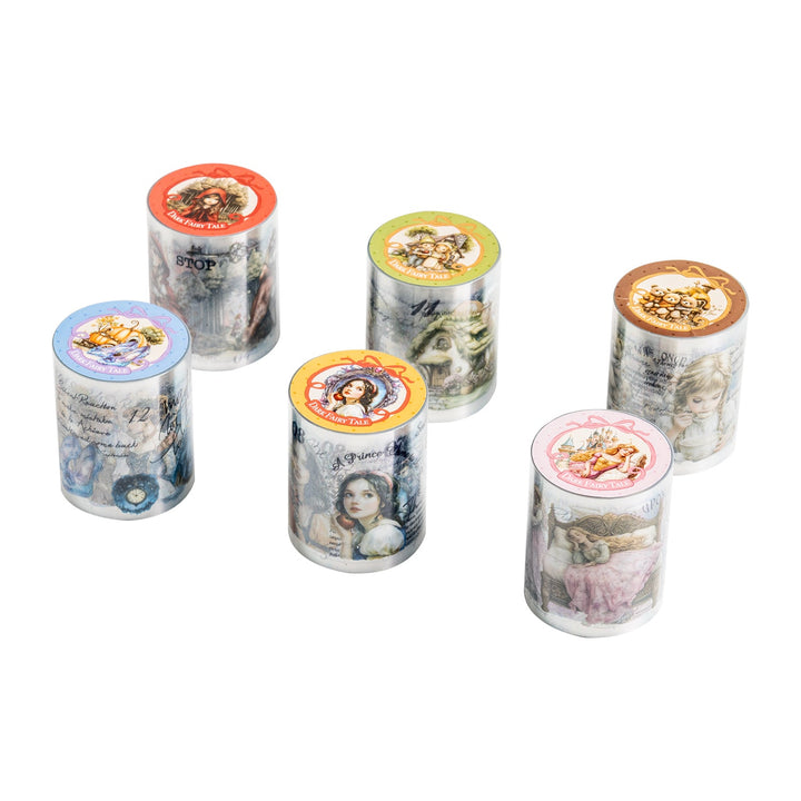 Fairy Tale Tape Dreamy Character Stickers White background
