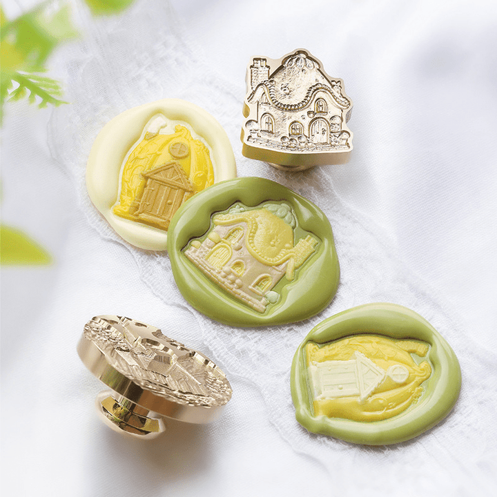 Fairytale Wax Seal Stamp Head Brass Embossed Pattern