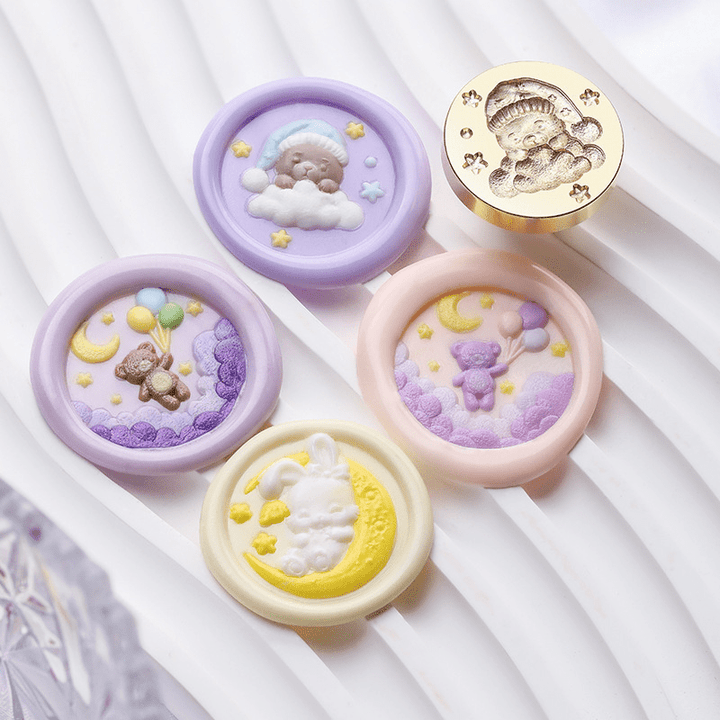 Fairytale Wax Seal Stamp Head Vintage Travel Charm