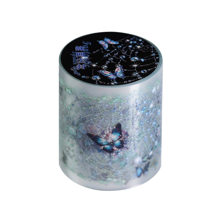 Fantasy Spider Web Adhesive Tape for Collage Art