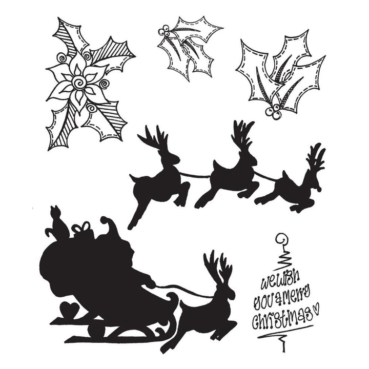 Festival Clear Stamps Transparent Silicone Fashion Art Design