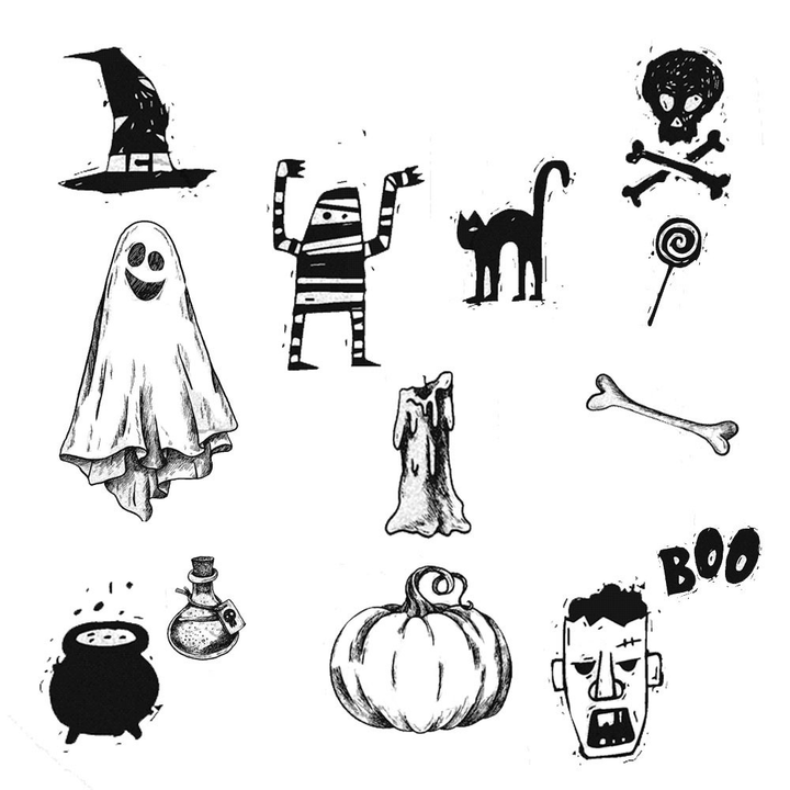 Festival Clear Stamps Transparent Silicone Stylish Scrapbook Tools