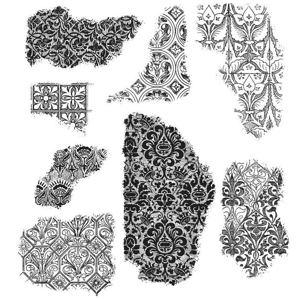 Festival Clear Stamps Transparent Silicone Whimsical Decorative Style