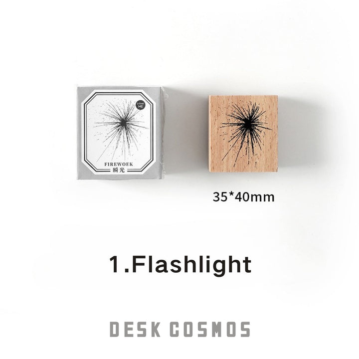 Fireworks Wooden Stamp Jingrenjian Canlan Series