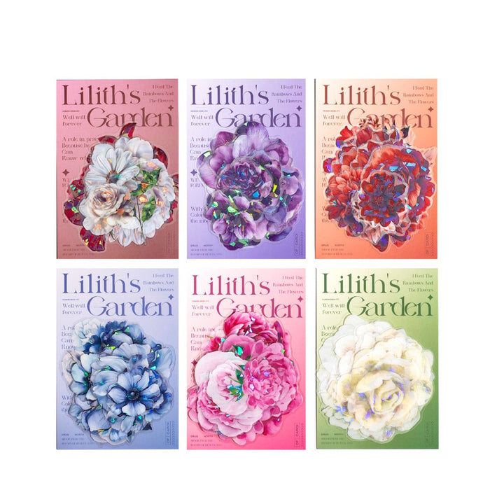 Liliths Garden Flower PET Stickers Romantic