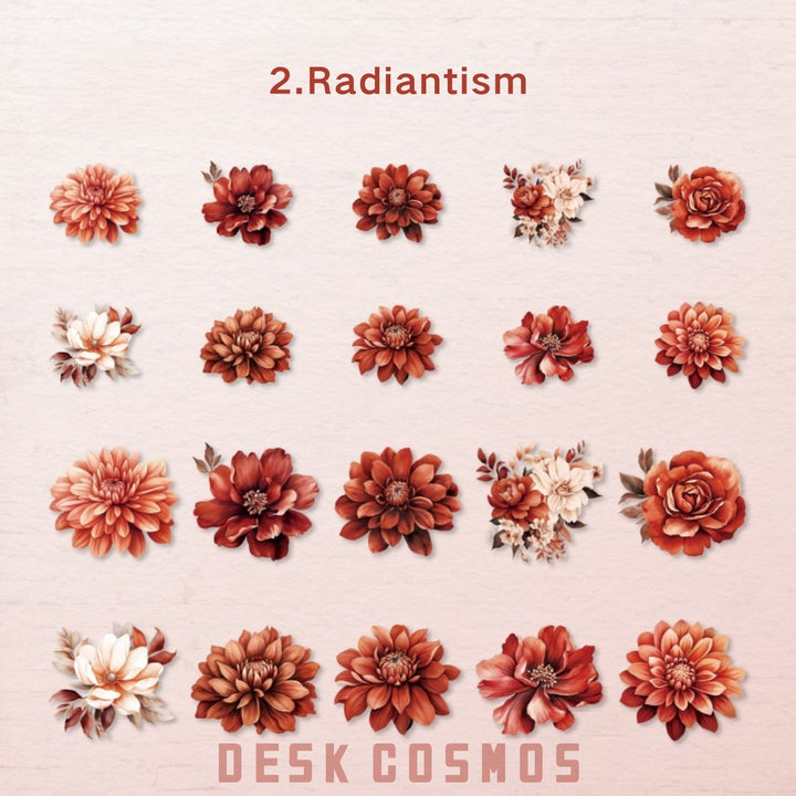 Liliths Garden Radiantism Floral Stickers