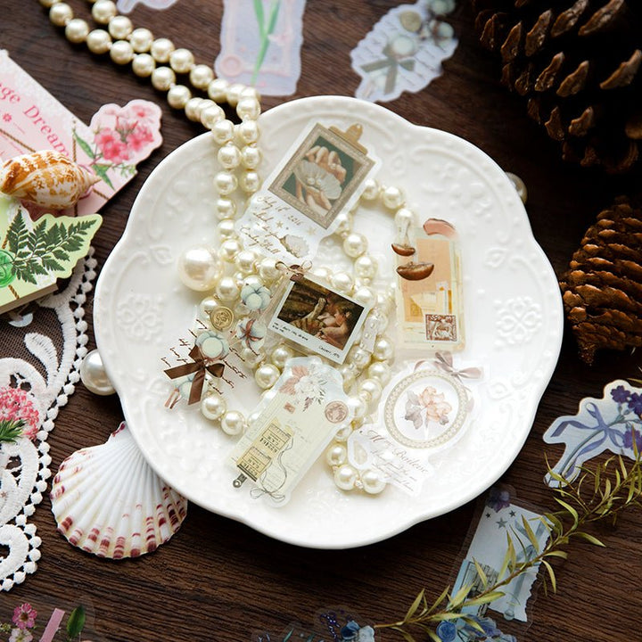 Collage Dream PET Stickers Decorative Paper for Phone Cases