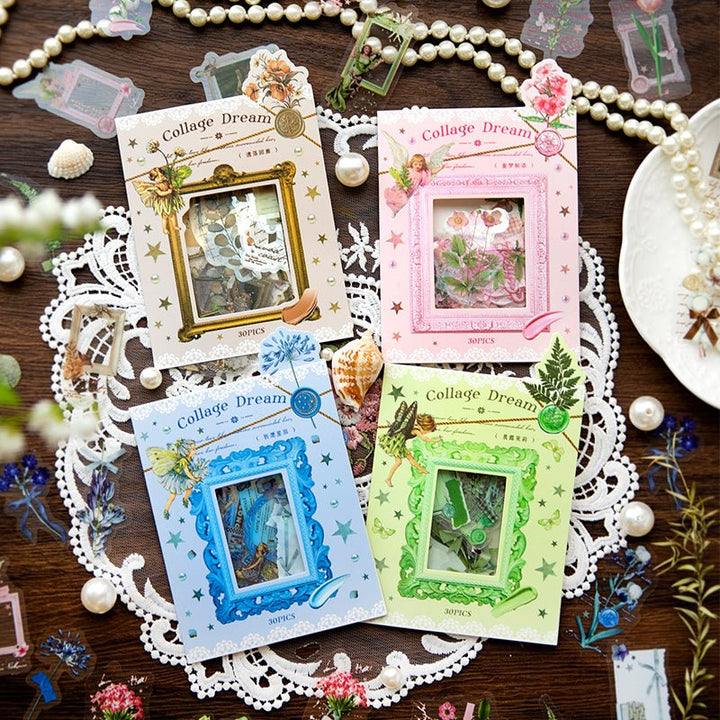 Collage Dream PET Stickers Perfect for Art Journaling
