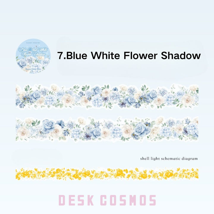 Blossom Dream Series Romantic Blossom PET Stickers for DIY Crafts