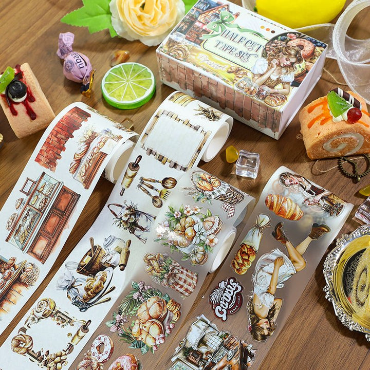 Soft Rhyme of Malty Flavor PET Tape Food Theme Suitable For Collage