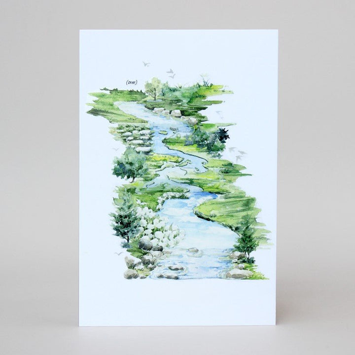 Forest Washi Tape Tiny Woodland Scenery Cute Forest Art