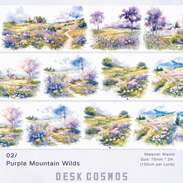 Forest Washi Tape Wild Mountain Forest Nature Scrapbooking