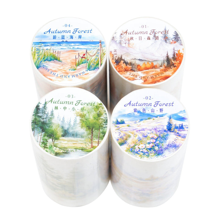 Forest Washi Tape Wild Mountain Forest Creative Journaling