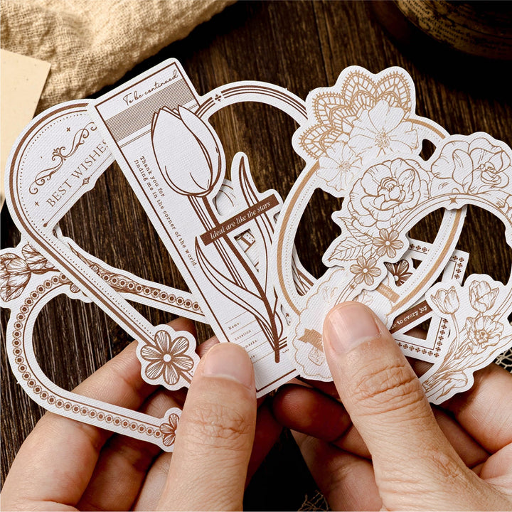 Frame Series Wove Paper Texture For Personalizing