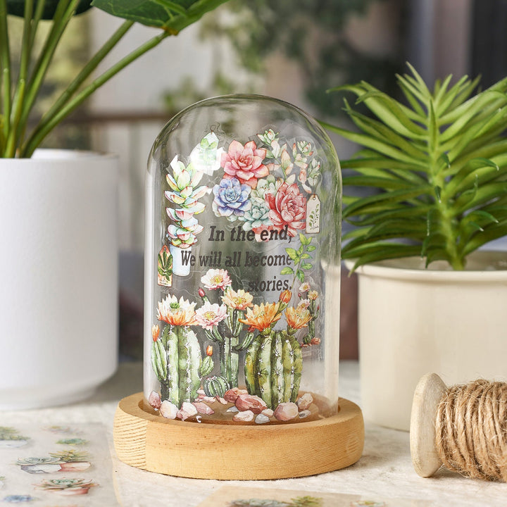 Natural Time PET Stickers Fruits Vegetables Plants Aesthetic Journals