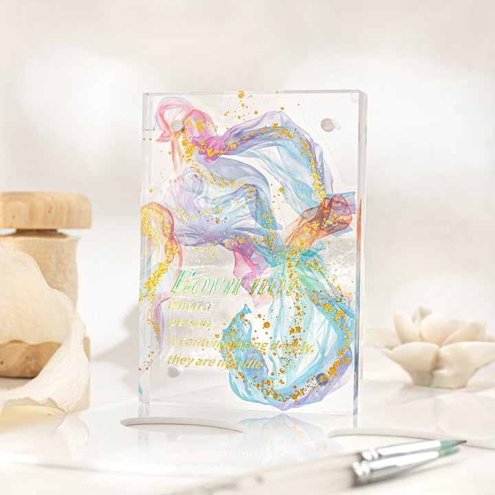 Gauze And Gold PET Stickers Romantic Watercolor Stationery Supplies