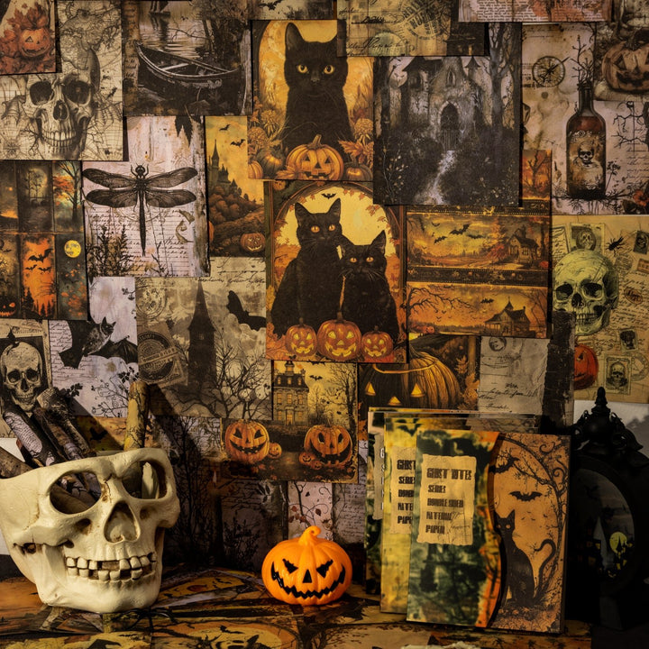 Ghost Notes Halloween Notes Scrapbook Paper Pack