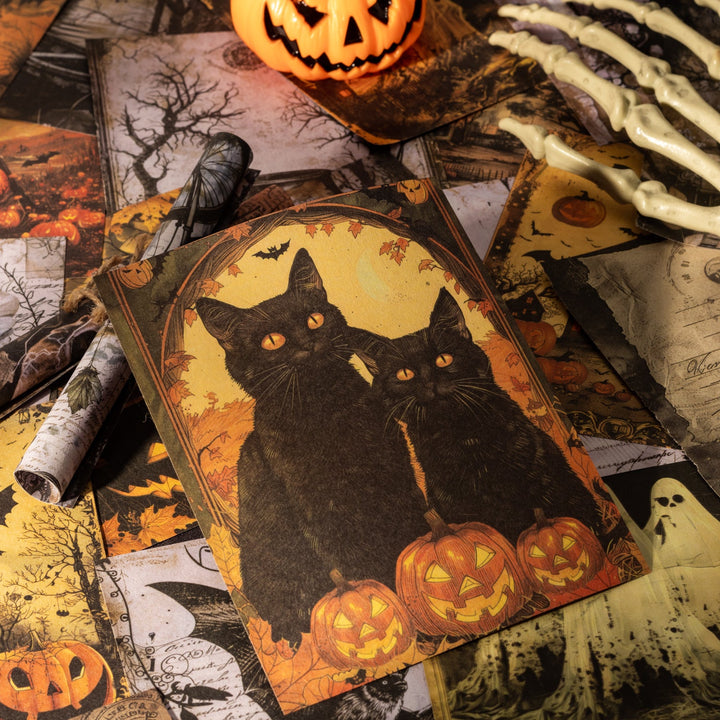 Ghost Notes Double Sided Halloween Background Sheets
