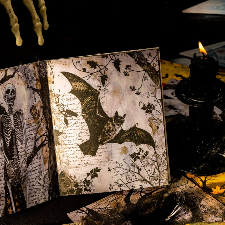 Ghost Notes Halloween Journal Material Book