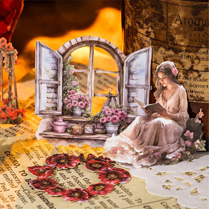 Western Garden Garden Theme Stickers For Artistic Use