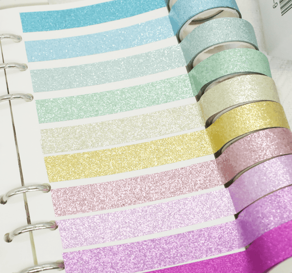 Glitter Tape Macaron Series Decorative Journal Craft