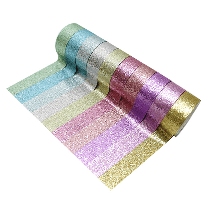 Macaron Series Glitter Tape Stylish Washi For DIY