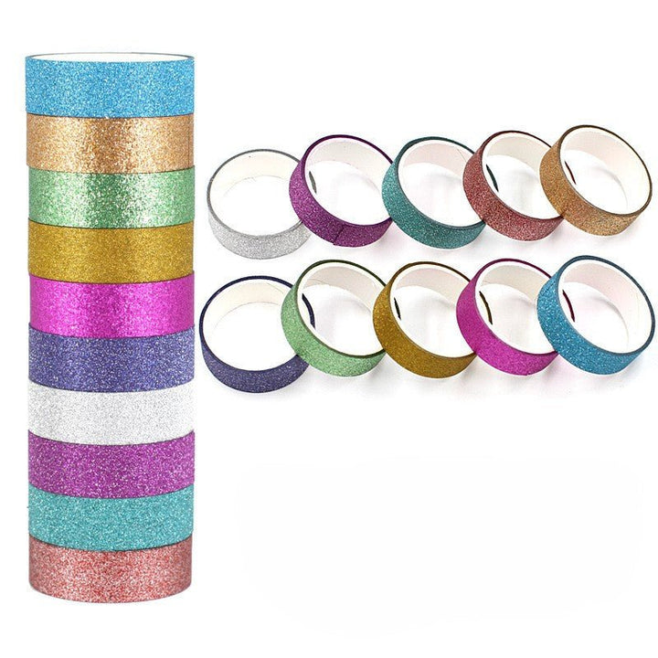 Glitter Washi Tape Textures Set for Collage