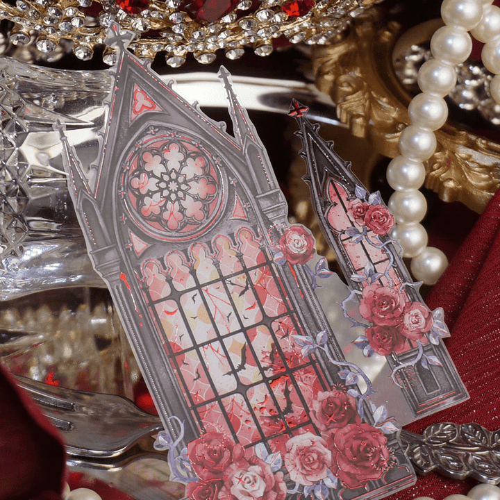 Gothic PET Tape Bloodmoon Hunt fantasy art journaling
