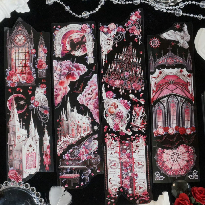 Gothic PET Tape Bloodmoon Hunt creative paper crafts