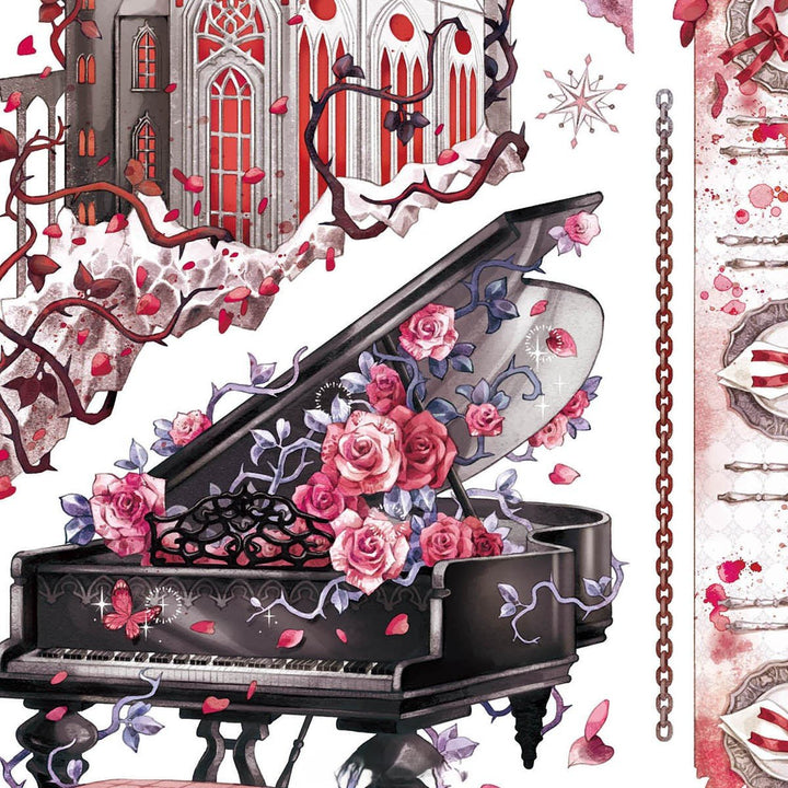 Bloodmoon Hunt gothic design suitable for journal lovers