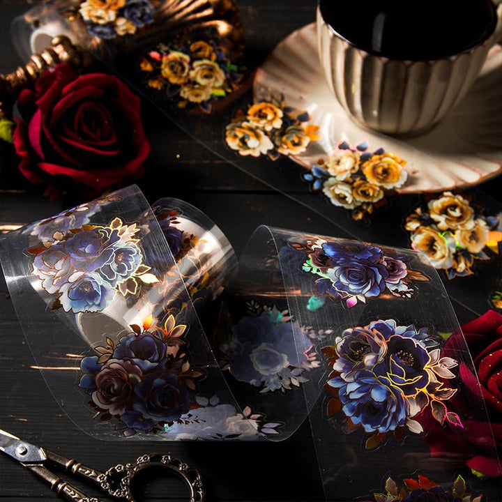 Gilded Flower PET tape for artistic journal pages