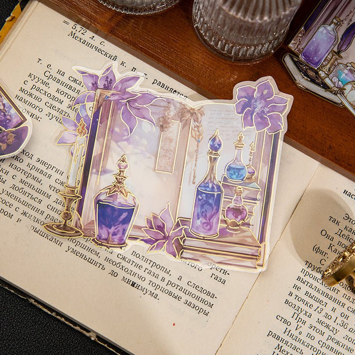 Paper Dream Cloud Book Gothic Stickers Vintage Magic Theme